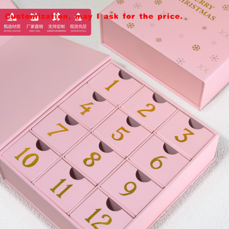 Luxury Skincare Advent Calendar - Kotak Kemasan Perawatan Kulit Kustom Kotak